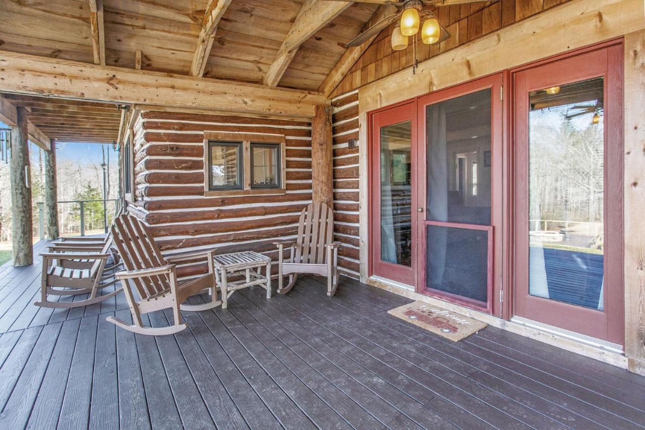 Refuge Ranch Retreat Log Cabin Lake 53+ Acres Locust Grove Exterior foto