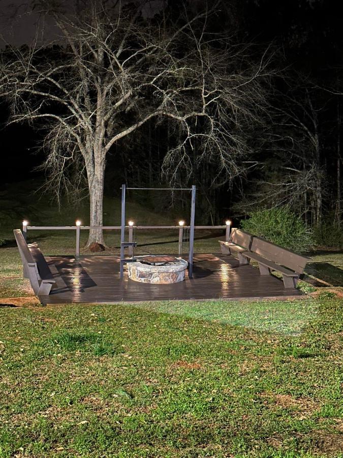 Refuge Ranch Retreat Log Cabin Lake 53+ Acres Locust Grove Exterior foto